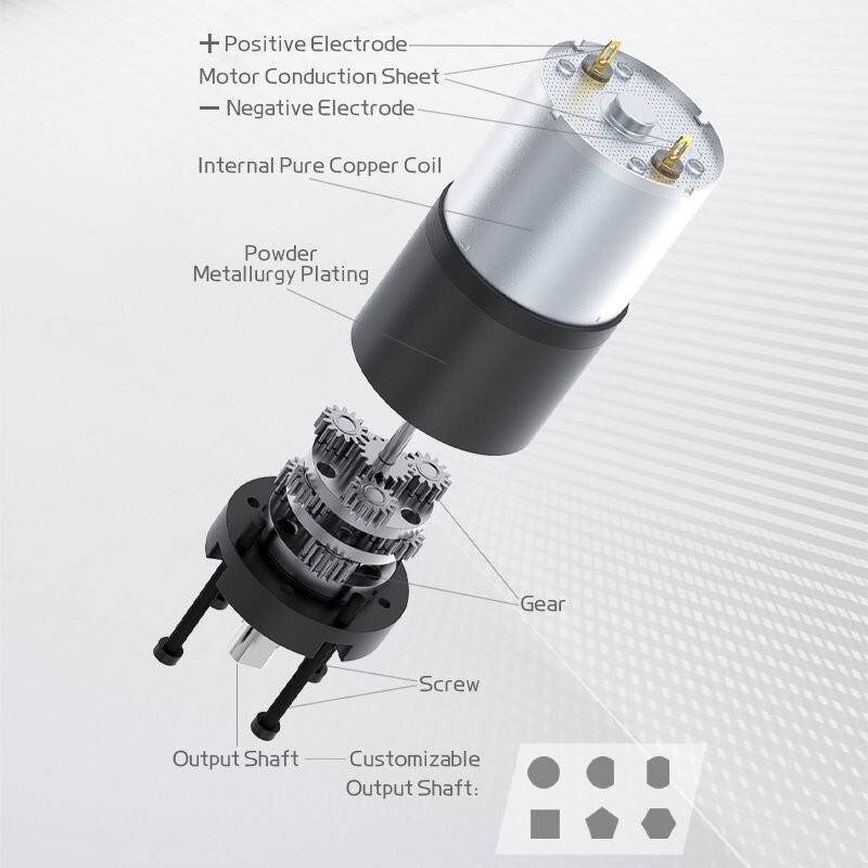 Planetary Reduction Brushed Motor DC12V24V High Torque 36GP-3530 With Controller