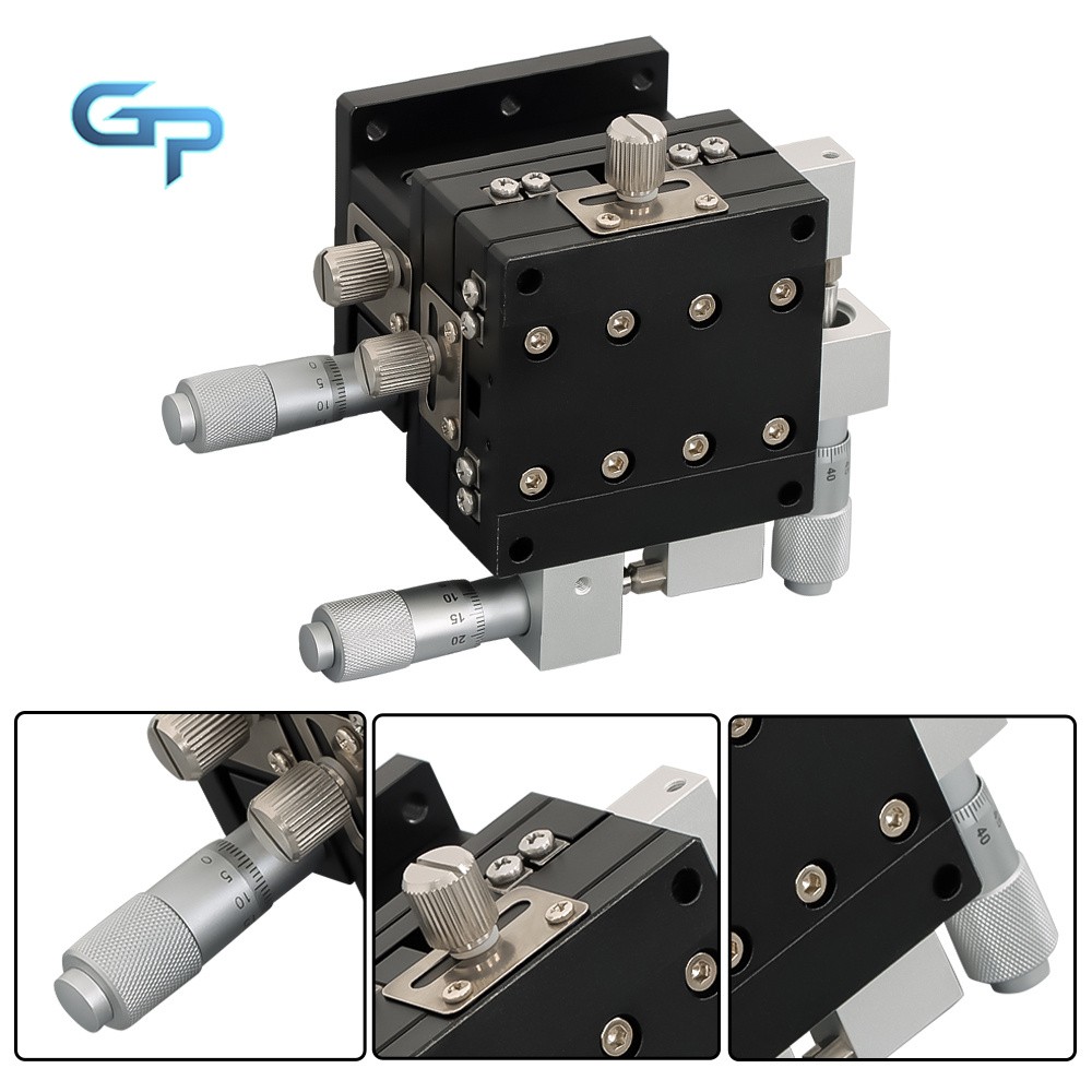 XYZ 3 Axis Linear Stage Trimming Platform Bearing Tuning Sliding Table