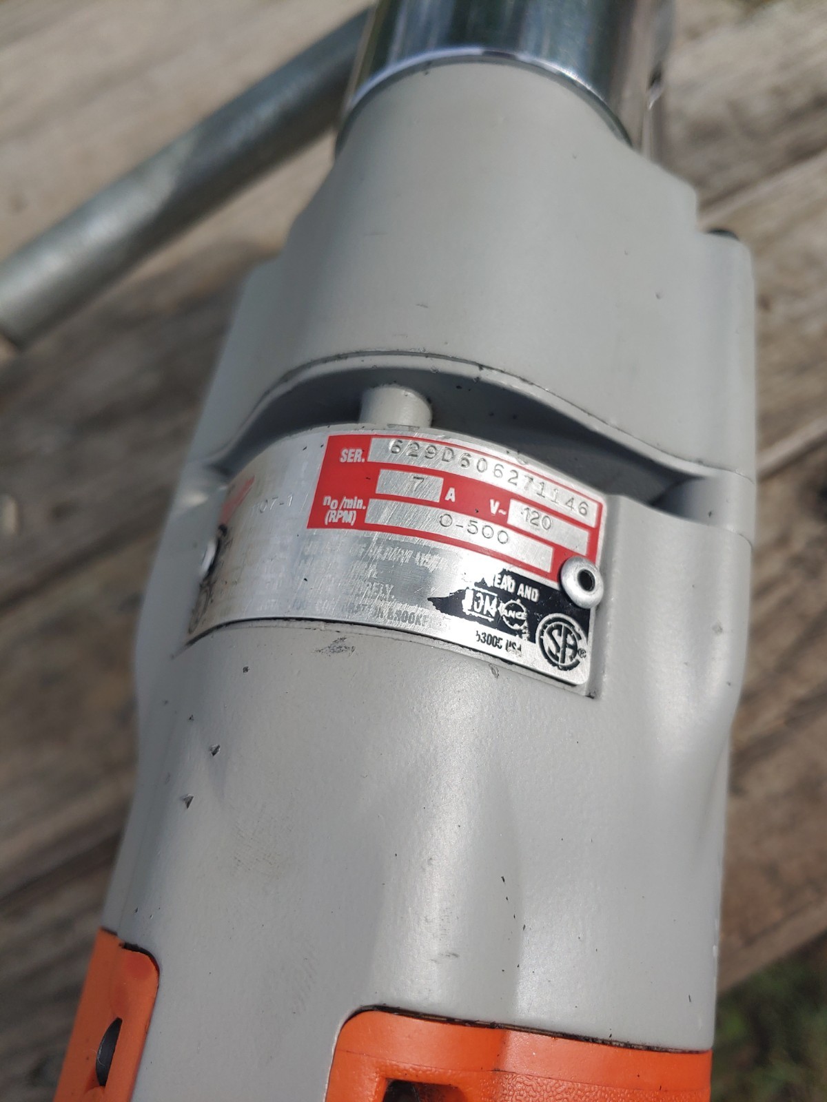 Milwaukee 1107-1 1/2″ Heavy Duty Right Angle Drill. USA. Serviced.