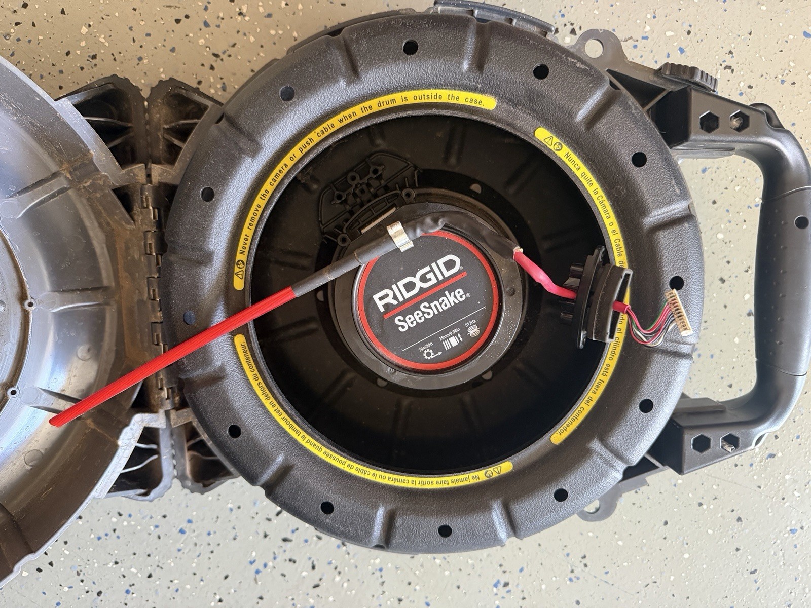 RIDGID SEESNAKE MICRO Reel Drum/case Only