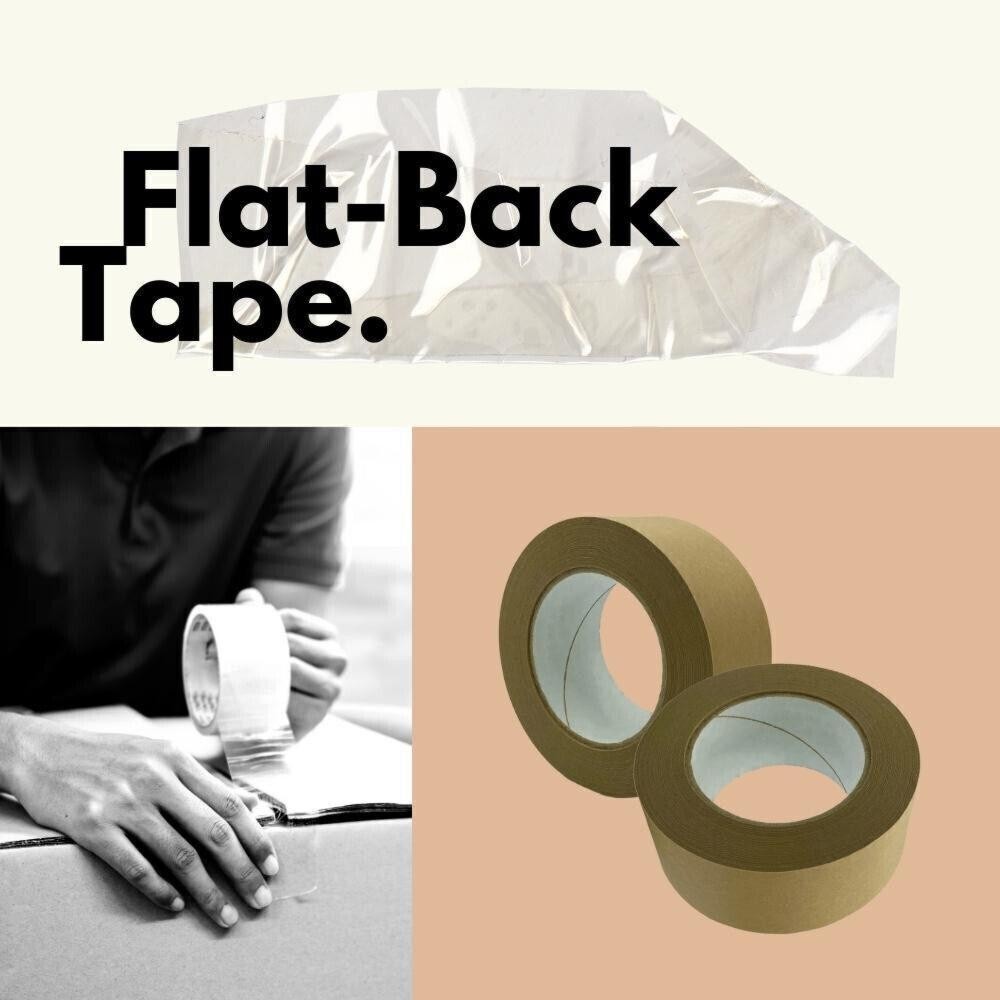 5.9 Mil Tan Carton Sealing Tape 48 Rls Flatback Packaging Tape 2″ x 60 Yds