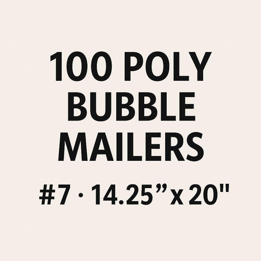100 Poly Bubble Mailers #7 14.25×20 Large Padded Shipping Envelopes Self Seal
