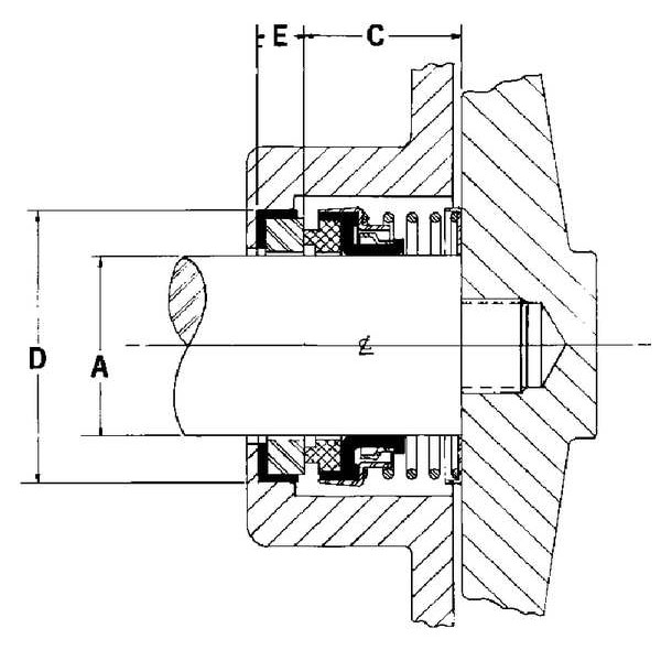 Flowserve 21-112-41 Seal, Pump Shaft