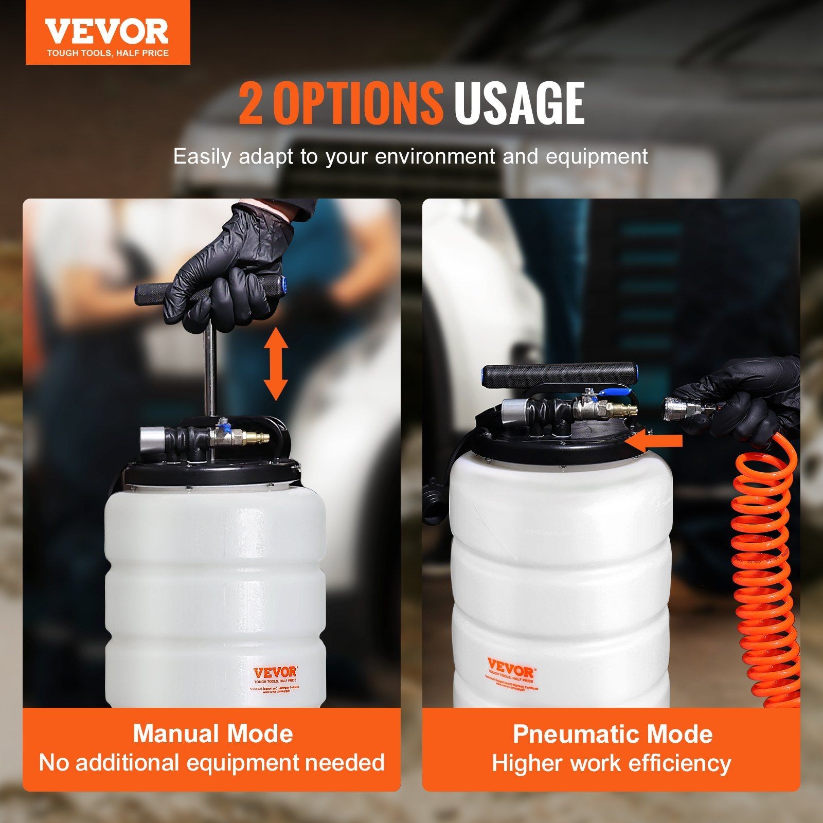 4Gal/15L Versatile Fluid Removal Tool for Lawnmowers and Cars