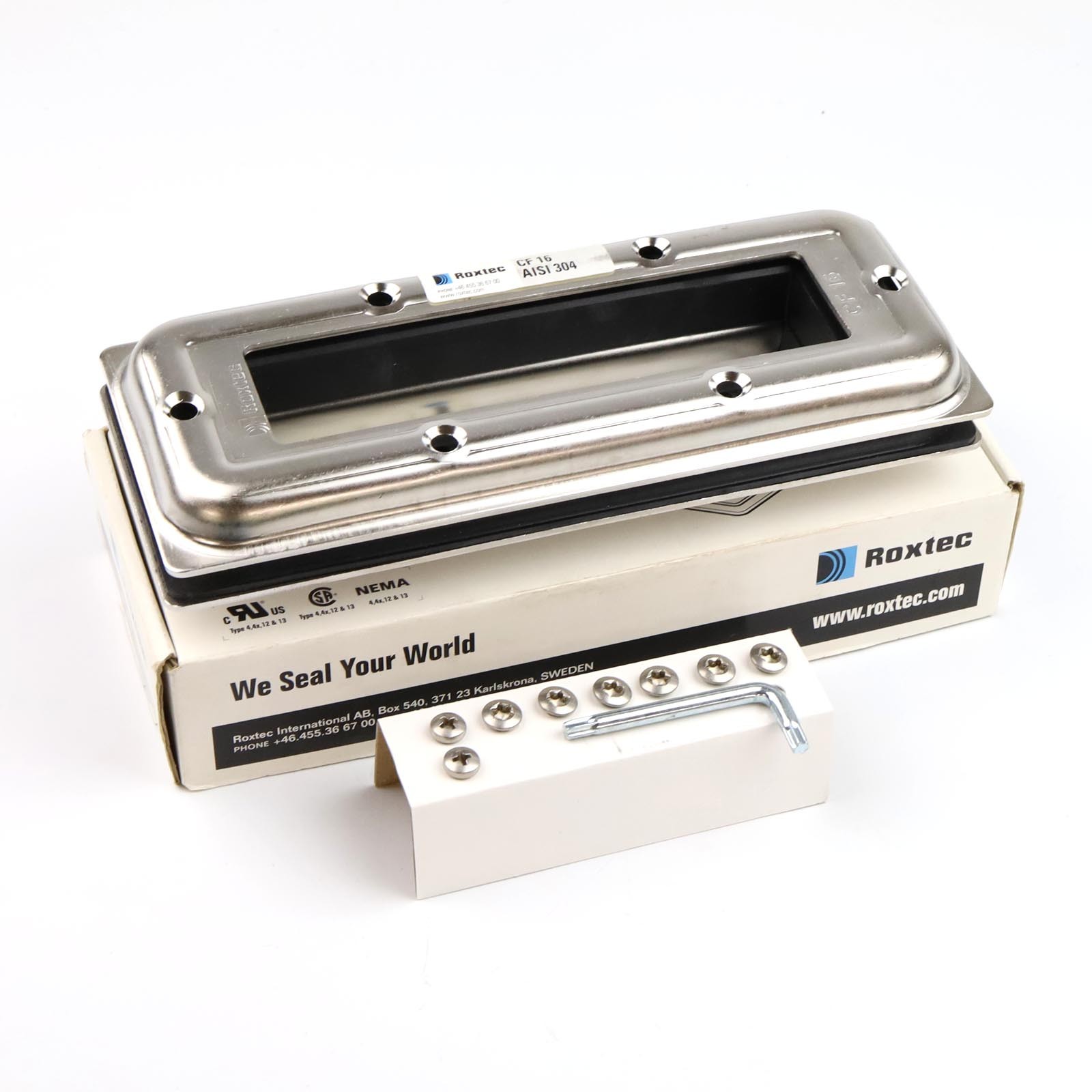 Roxtec Frame CF 16 AISI 304 ECF0001600021 Original Packaging