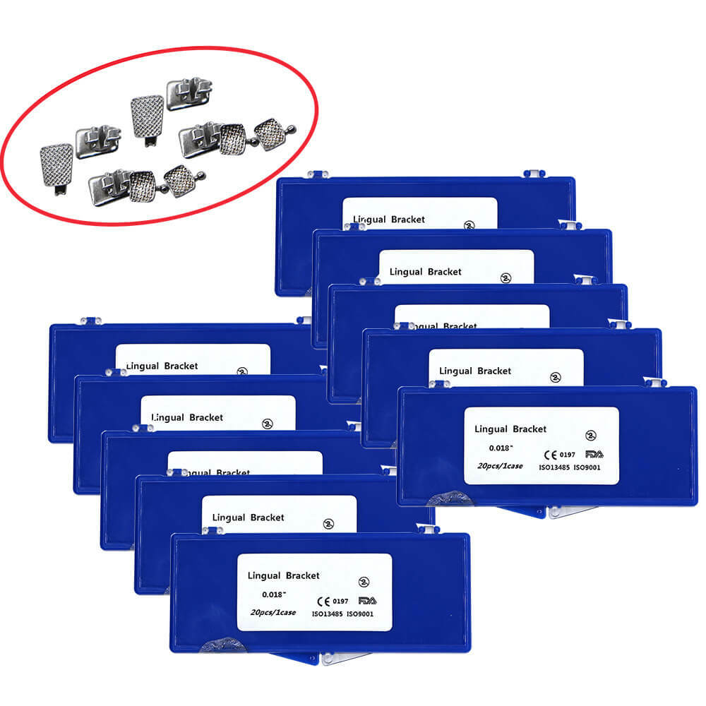 CE & FDA Certified! 20pcs Dental Lingual Bracket Kit, 0.018″ – NEW ARRIVAL