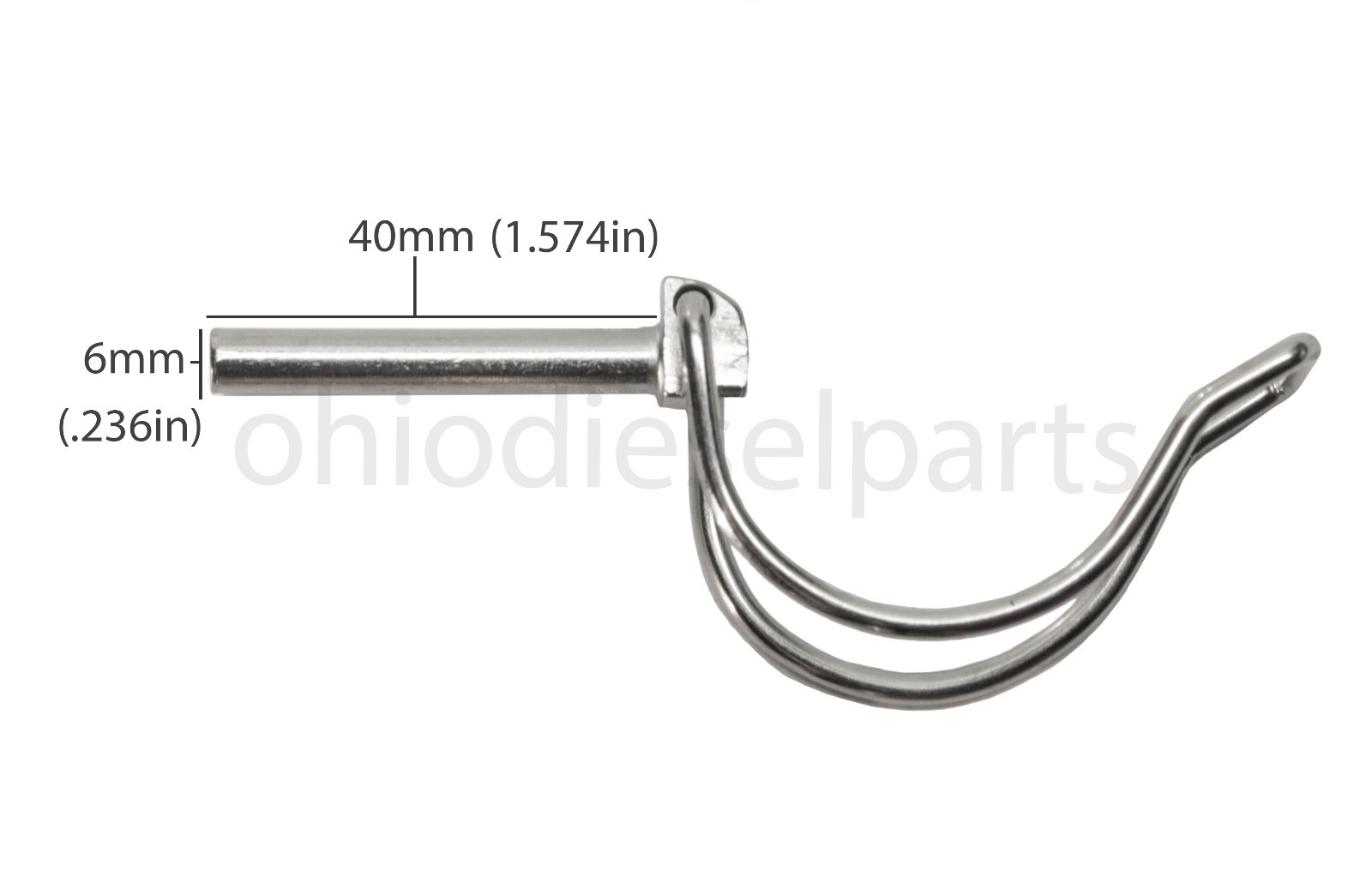 Pipe Lynch Pin 6mm x 40mm – Retaining Linch Clip S.12794 19128 (PACK of 10)