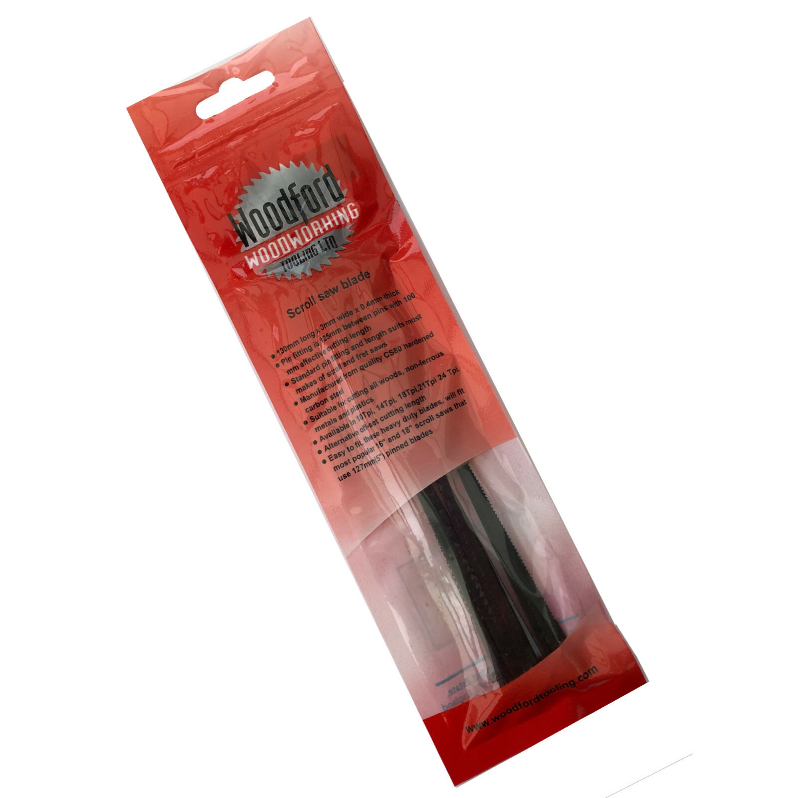 BILT HARD 16-inch Scroll Saw Blades Pinned End 14 TPI Pack of 20