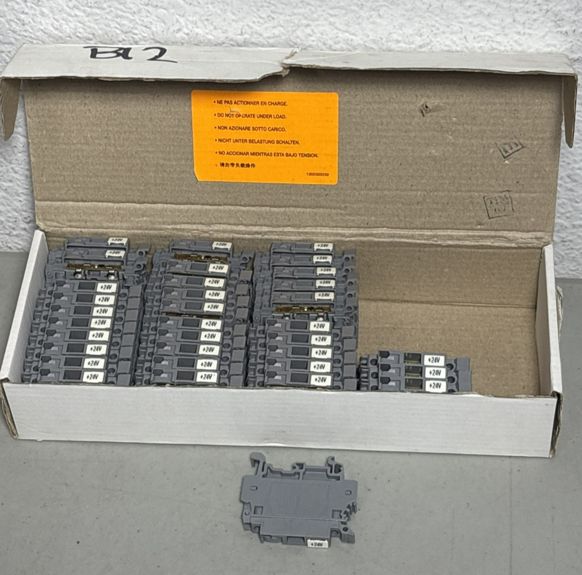 (34) Entrelec 1SNA115663R2300 M4/8, SFD Fuse Holder Terminal Block-New Open Box