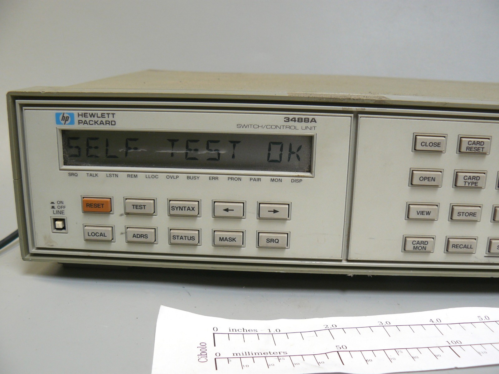HP 3488A Switch Control Unit Tested [G7A1][G7A2]
