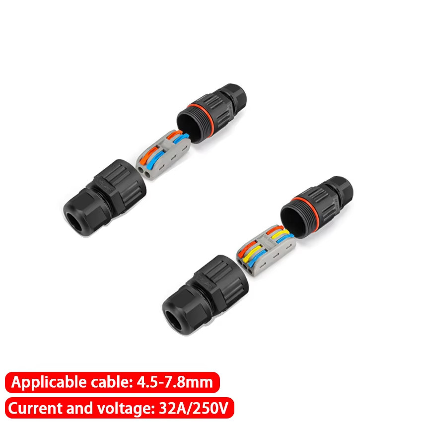 IP68 Waterproof Joint Wire Quick Connection Waterproof Connector 2/3 Pin Solder