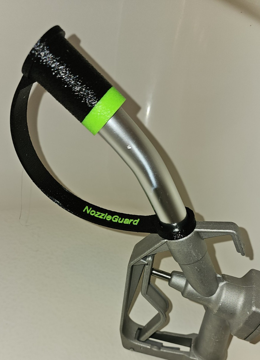Fuel Nozzle Cover. Gas Pump Cap Lid Guard NozzleGuard 3/4″ and 1 in. Compatible
