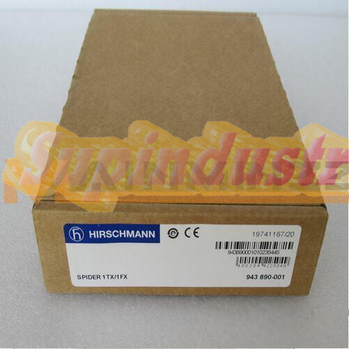 New ONE HIRSCHMANN Hester switch SPIDER 1TX/1FX 943 890-001