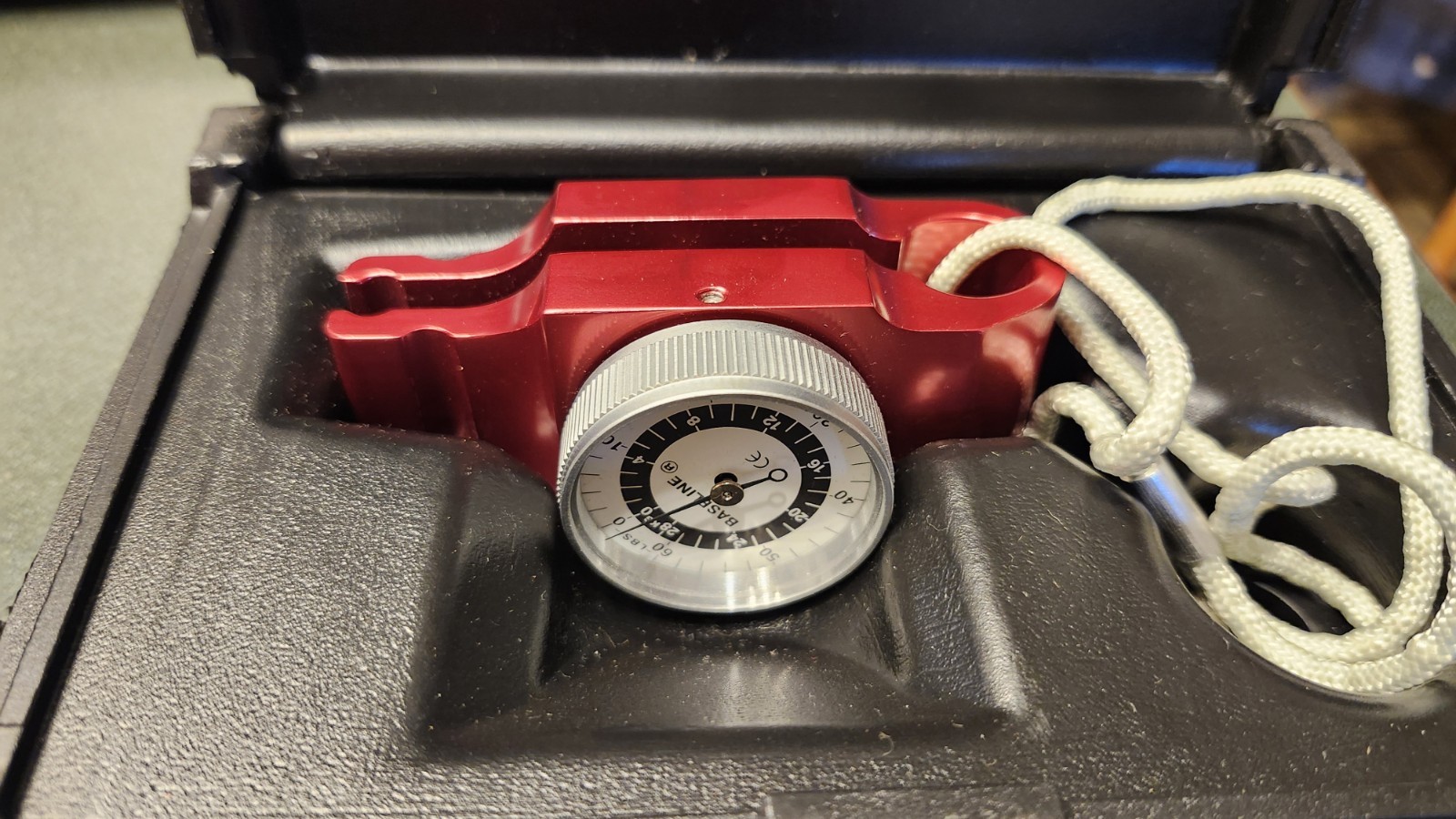 Baseline 60 lb Mechanical Pinch Gauge Red Hand Strength Dynamometer Tester…