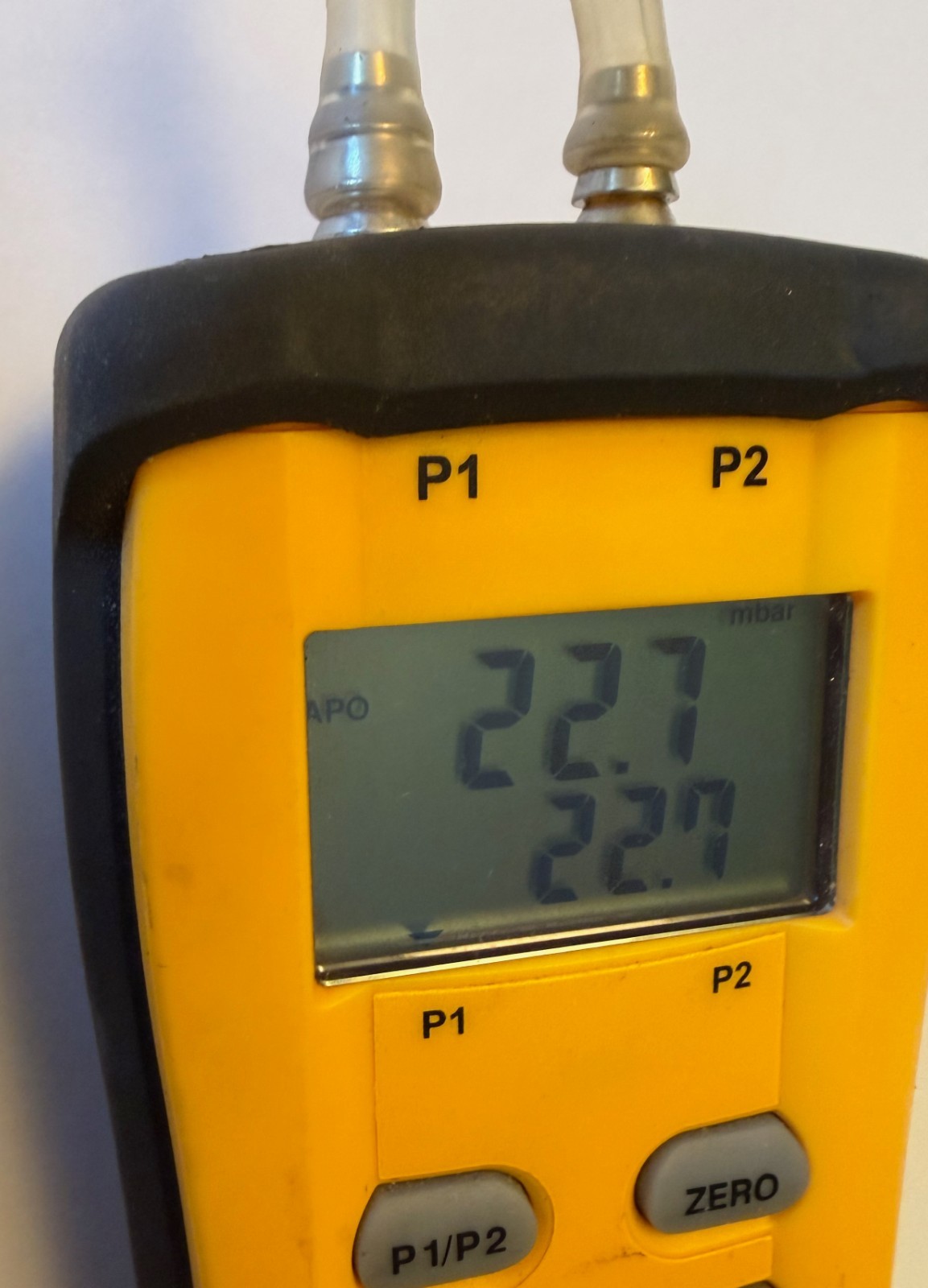 Fieldpiece SDMN5 Dual Port Manometer HVAC Gas Pressure Tester w/ Hoses TESTED