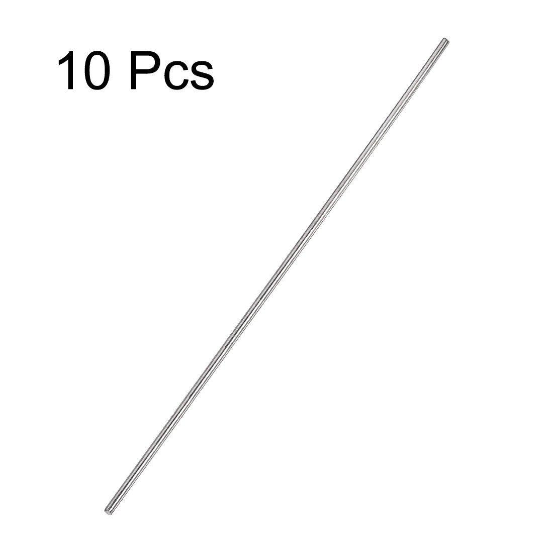 10pcs 2.5mm x 300mm 304 Stainless Steel Solid Round Rod for DIY Craft RC