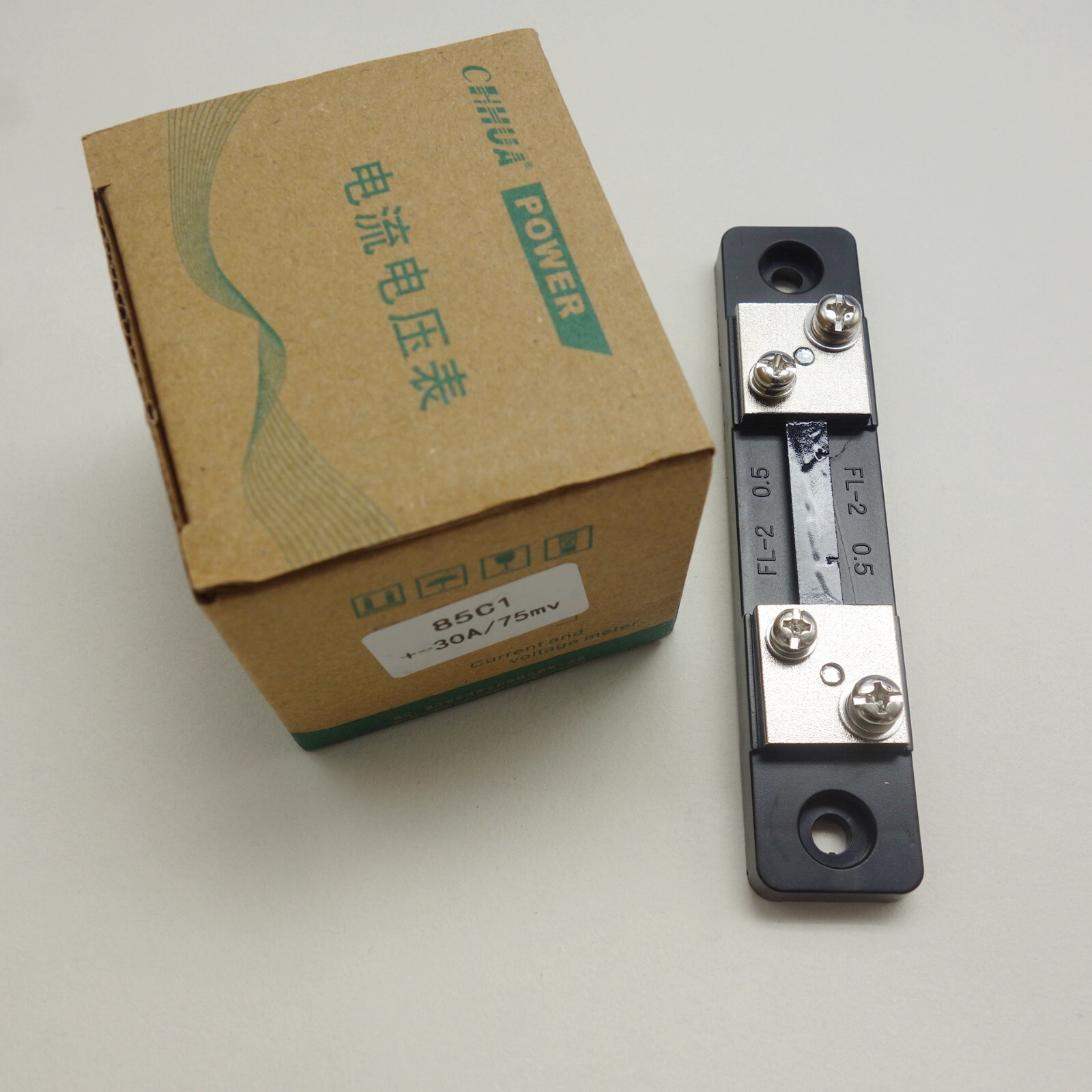 75mV DC Minus Zero Plus -30A – +30A 85C1 Analogue Ammeter AMP Panel meter shunt