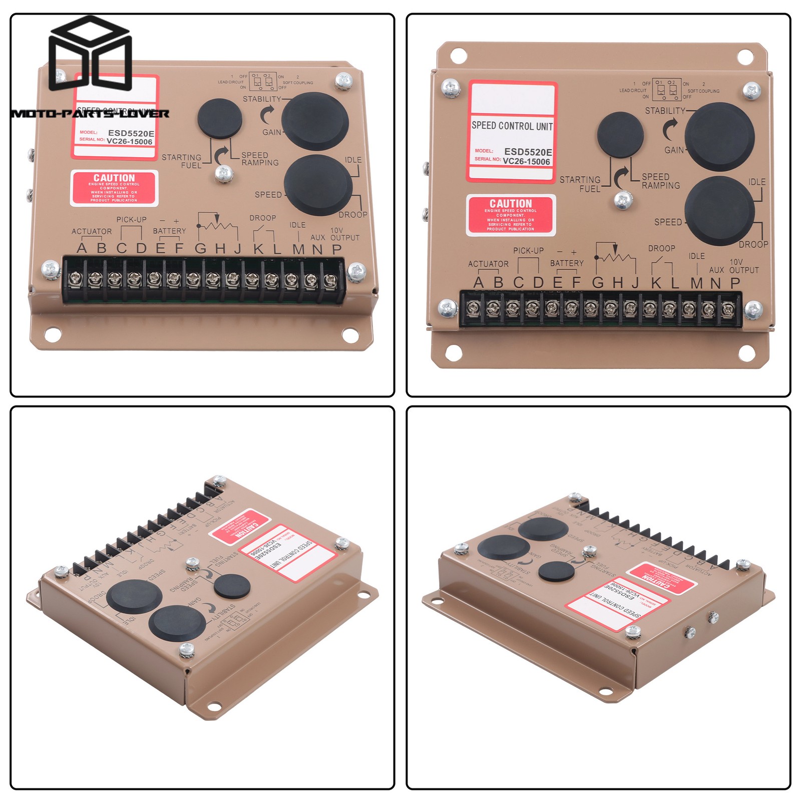 ESD5520E Engine Speed Control Module Generator Governor Controller