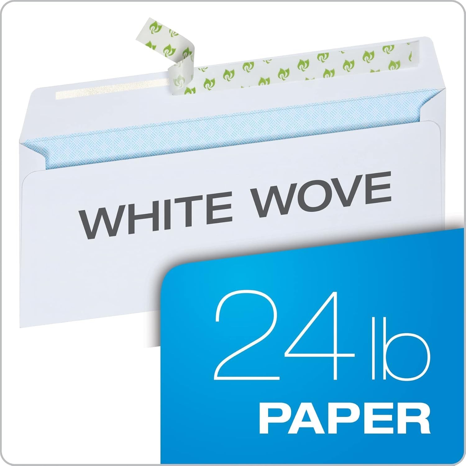 Quality Park #10 Security Envelopes, No Window, 4.125 x 9.5 inches, White