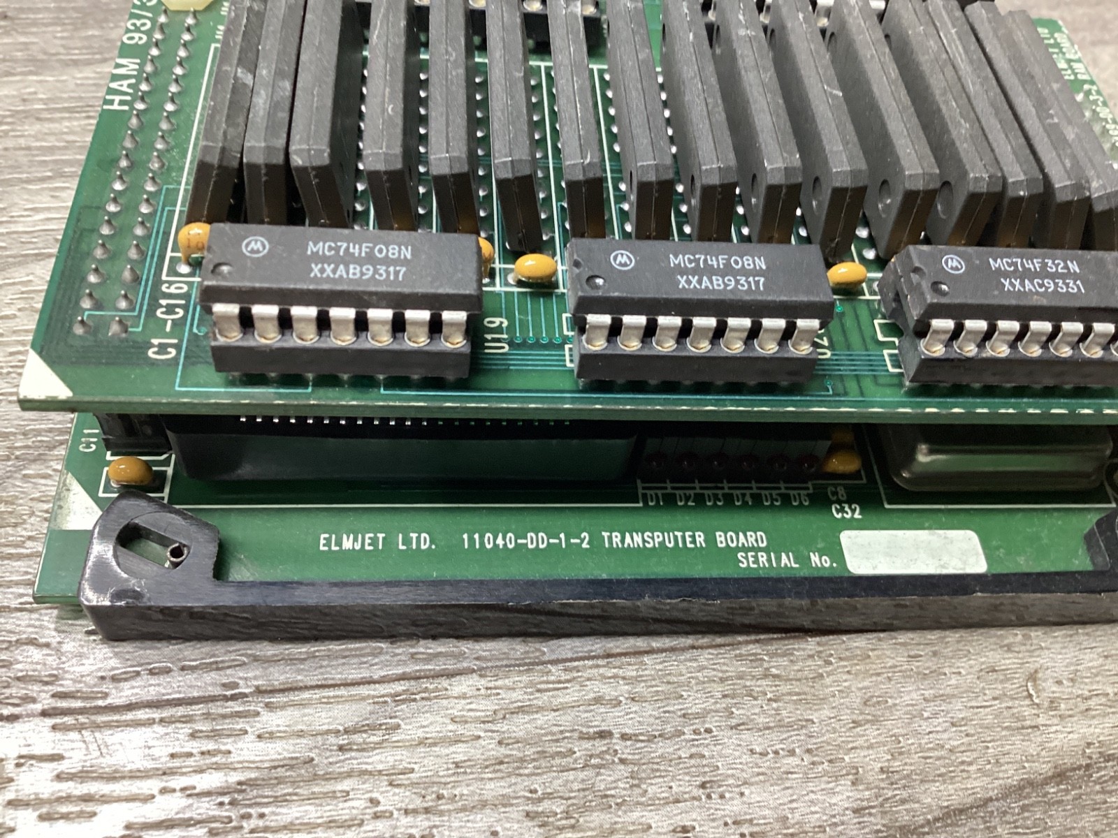 ELMJET 11040-DD-1-2 TRANSPUTER BOARD #122X56*SI