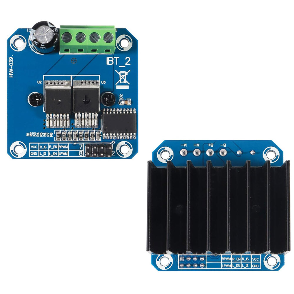 4Pcs BTS7960B 43A Motor Driver Module for Arduino Intelligent Vehicle Robot