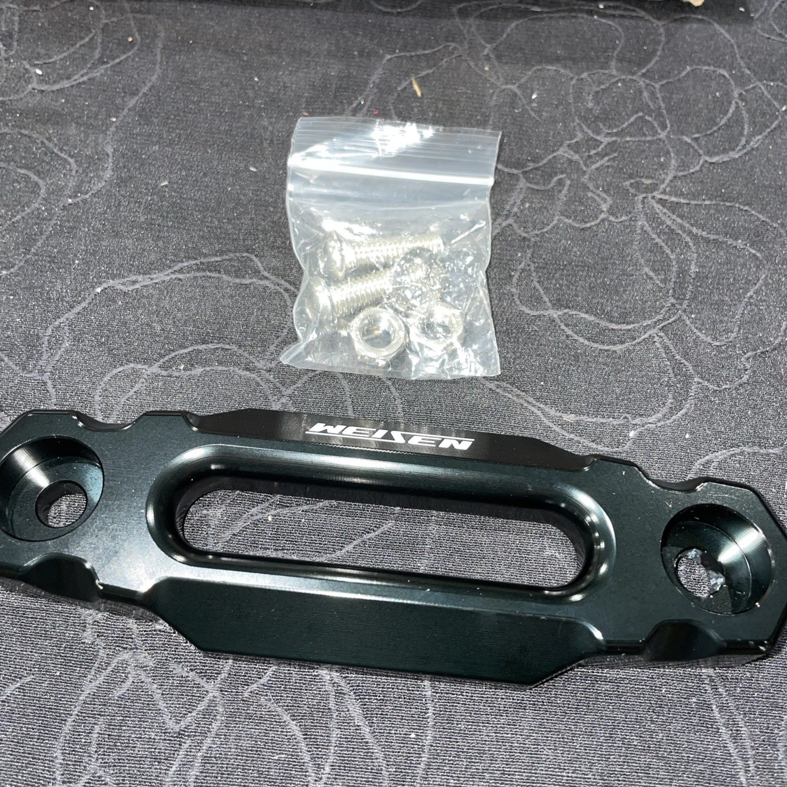Aluminum Weisen 4-7/8in ATV UTV Winch Synthetic Rope Mounting Hardware