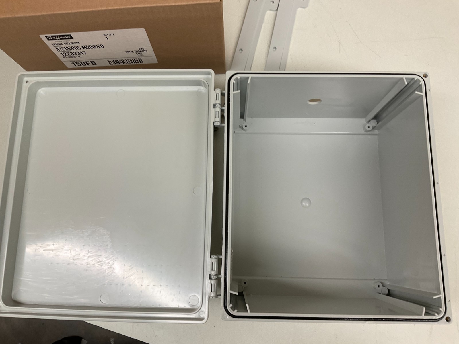 NEW Hoffman A12106PHC PolyPro Electrical Enclosure Box 12x10x6 NEMA 4 4X 12 13