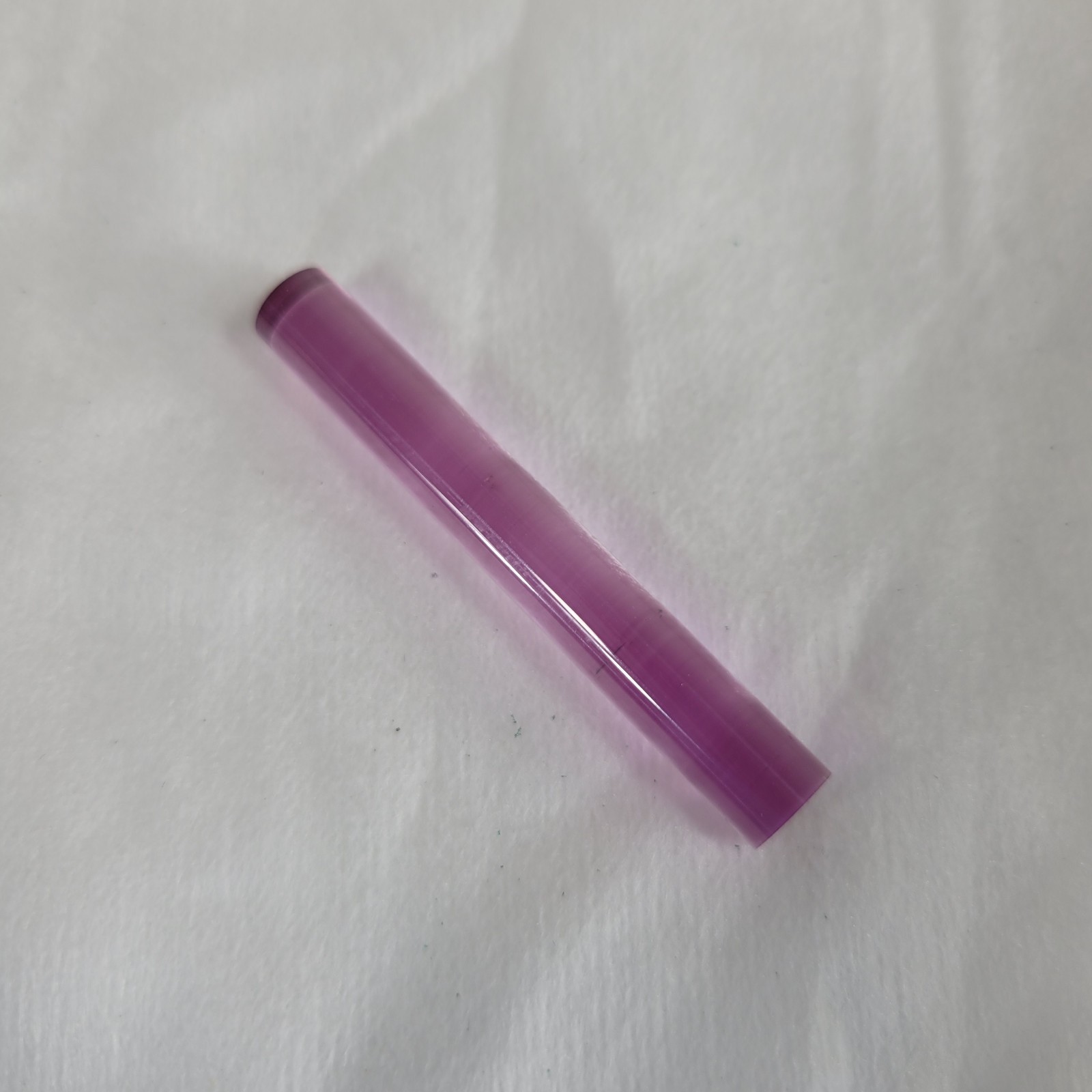 Linde Ruby Laser Rod Optical Maser Crystal 6mm x 52mm Coated Damaged