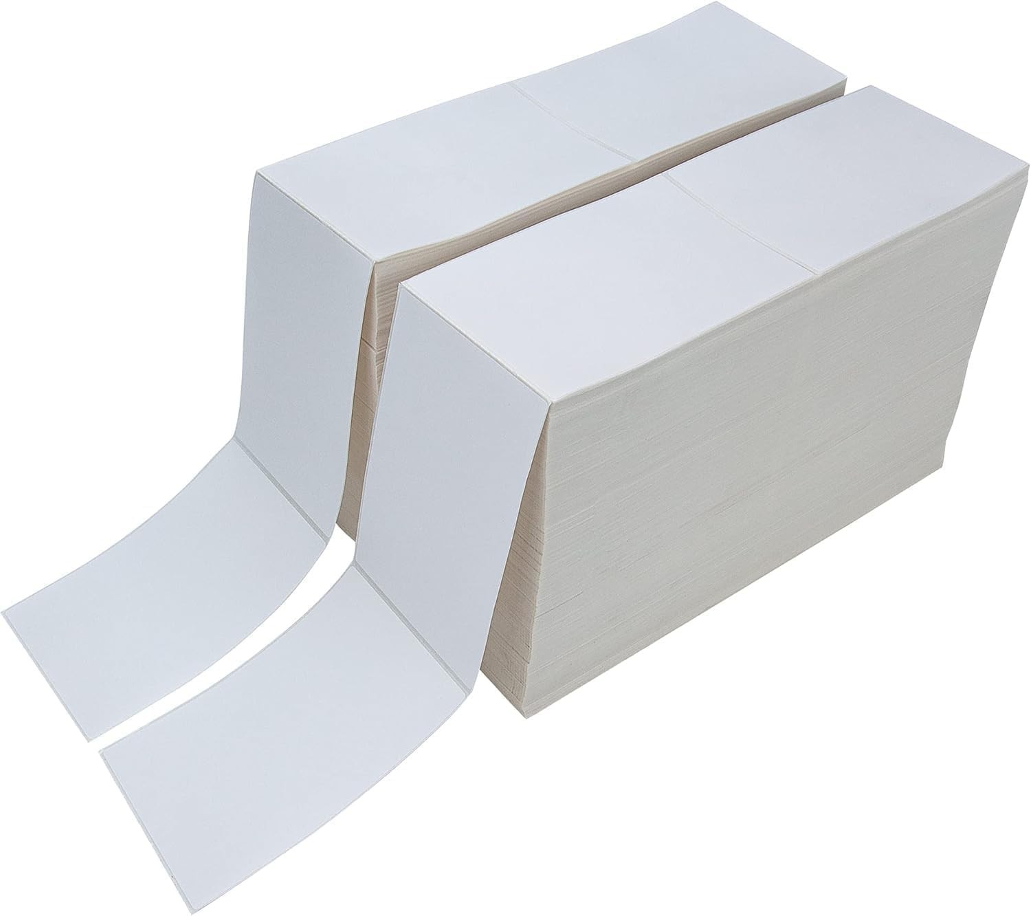 Dual Stack 4000 Count 4×6 Thermal Labels – High Adhesion for All Shipping Needs