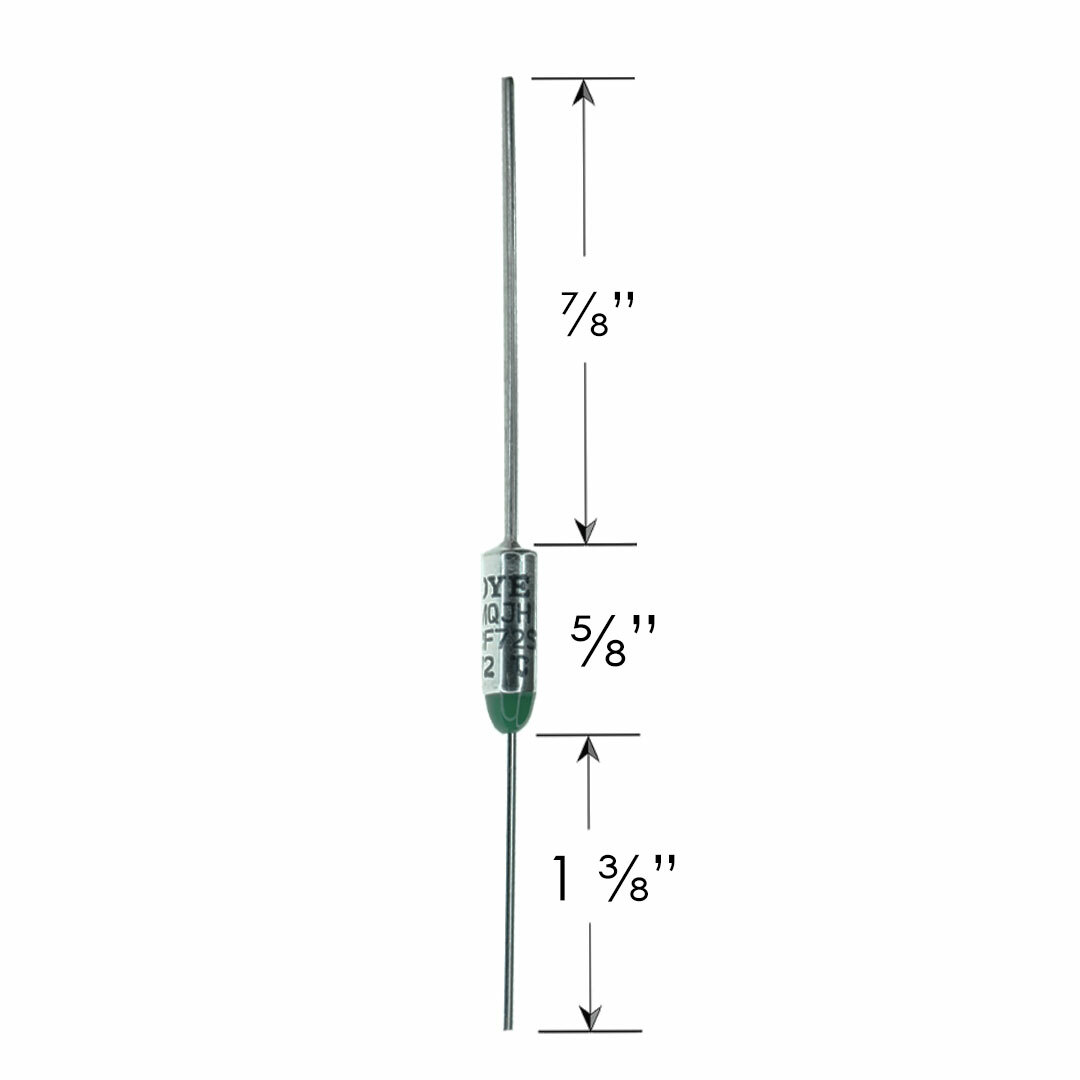 5 Pcs CANTHERM SDF DF072S THERMAL FUSE – FUNCTIONING TEMP: 72 DEGREE