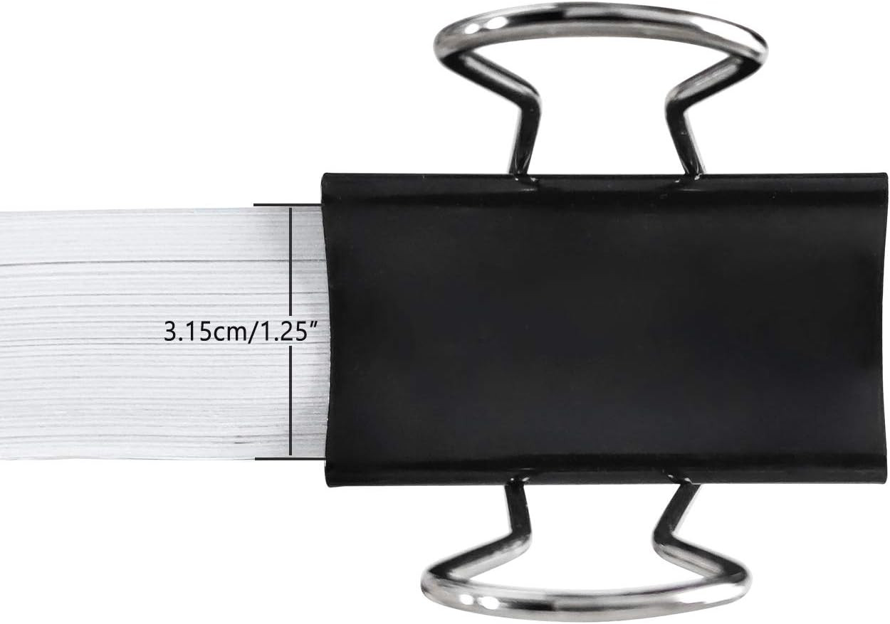 DSTELIN Extra Large Binder Clips 2.4-Inch (12 Pack), Big Paper Clamps for Office