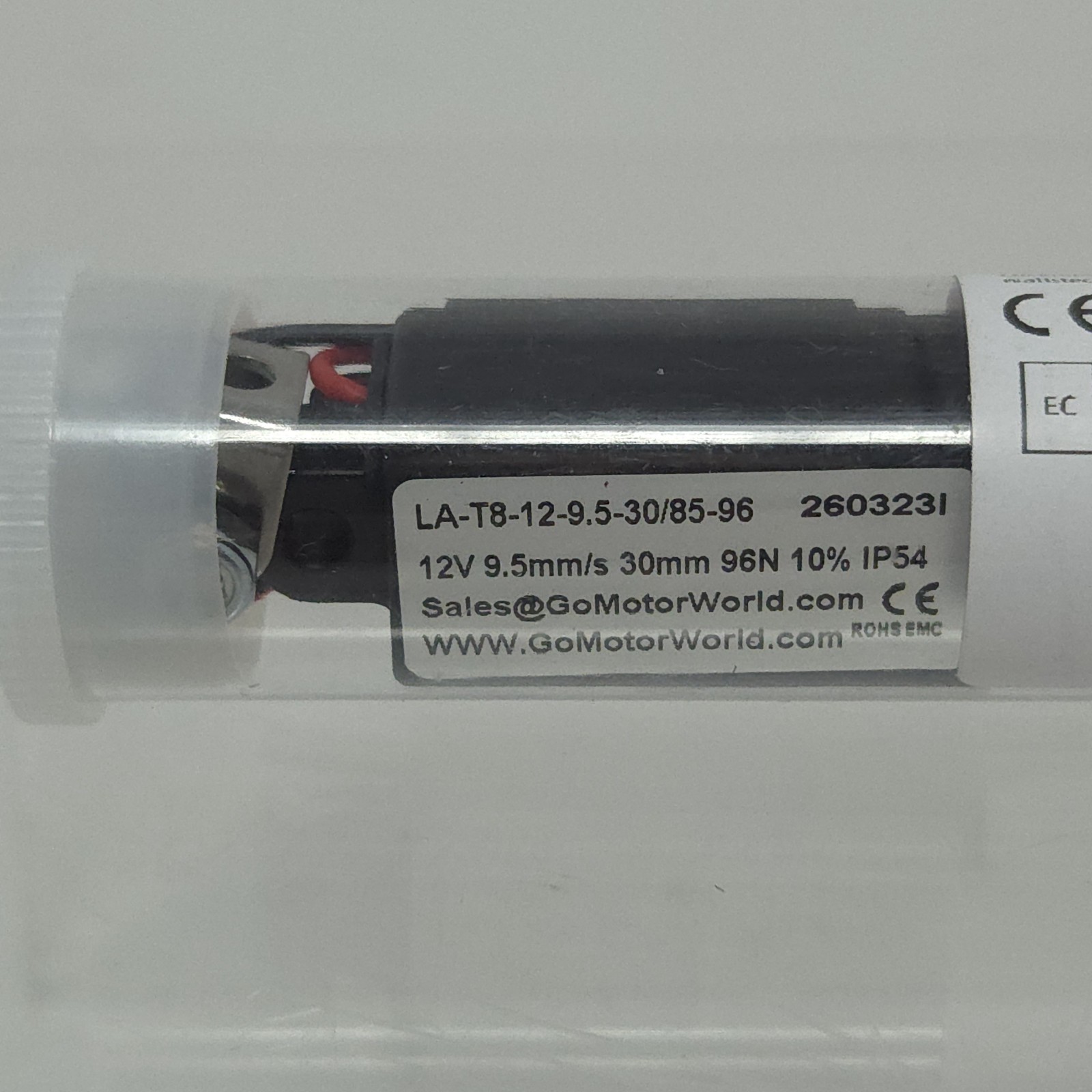 DC 12V 9.5mm/s 30mm 96N Mini Micro Linear Actuator Fast Speed 6 inch