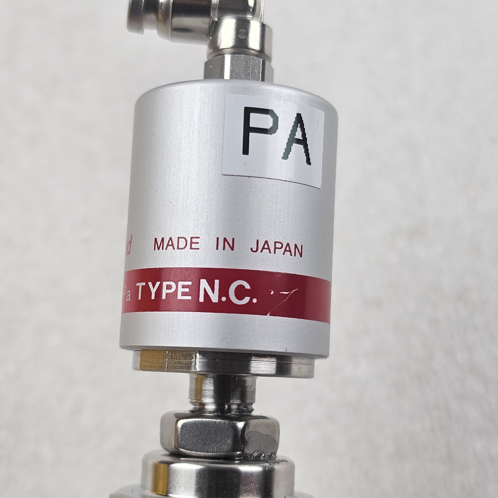 Fujikin Incorporated O.P. 0.5~0.6MPa TYPE N.C./ FUJIKIN316L-P / JBWVU000