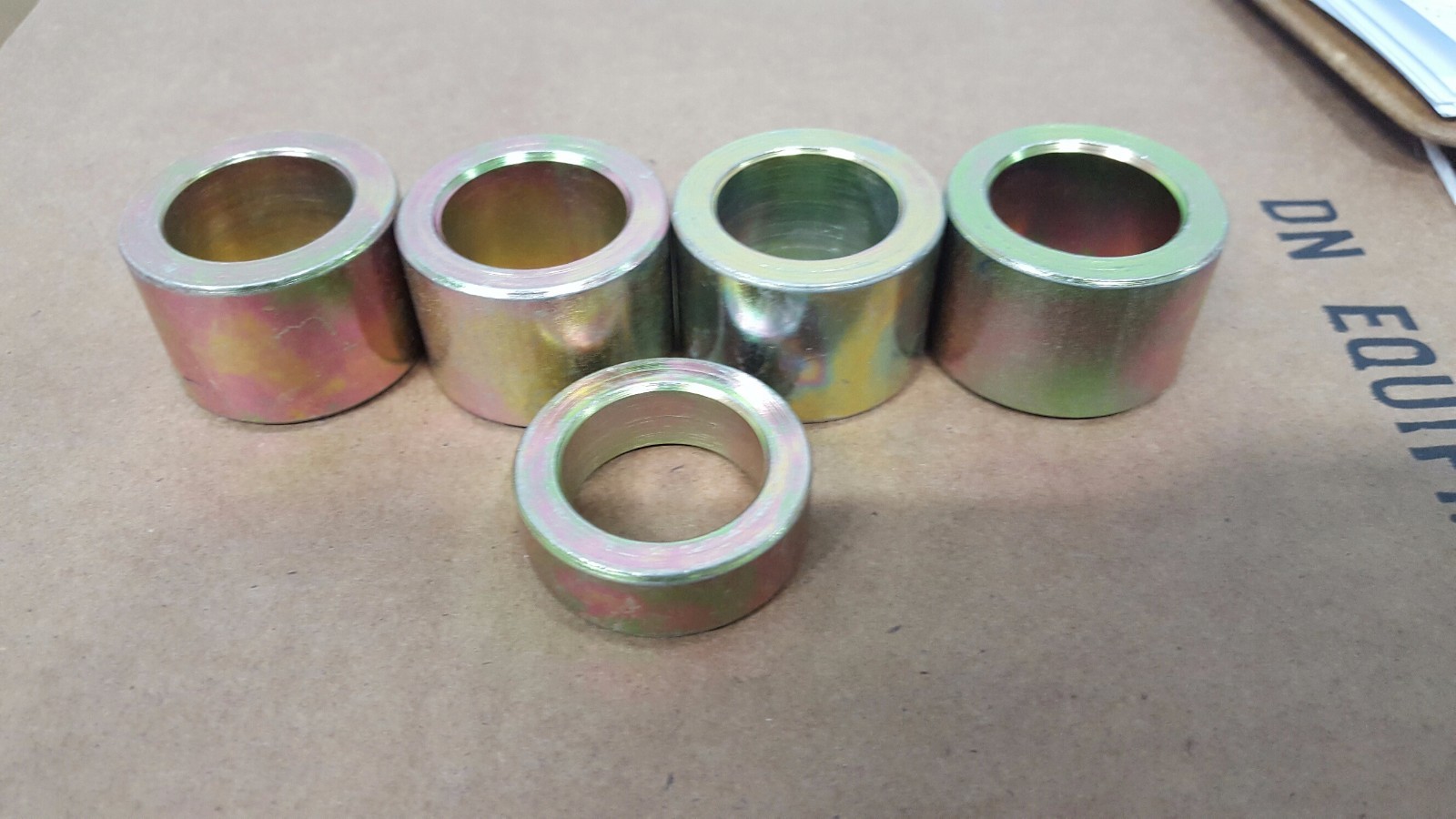 Land Pride Finish Mower Complete Set Wheel Height Spacer 827-002C & 827-001C