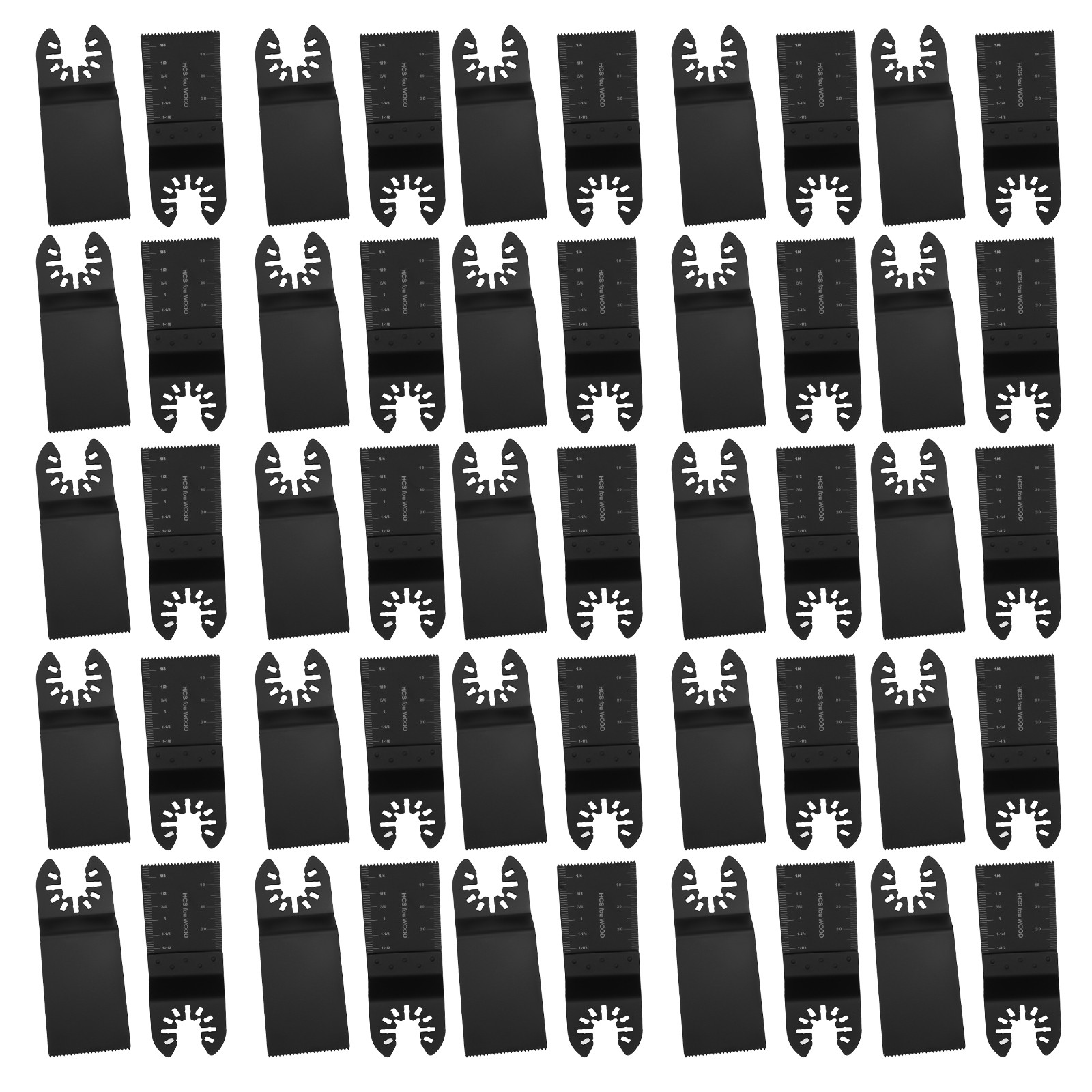 50Pieces 34mm Saw Blades Oscillating Multi Tool For Cutting Wood Plastic Drywall