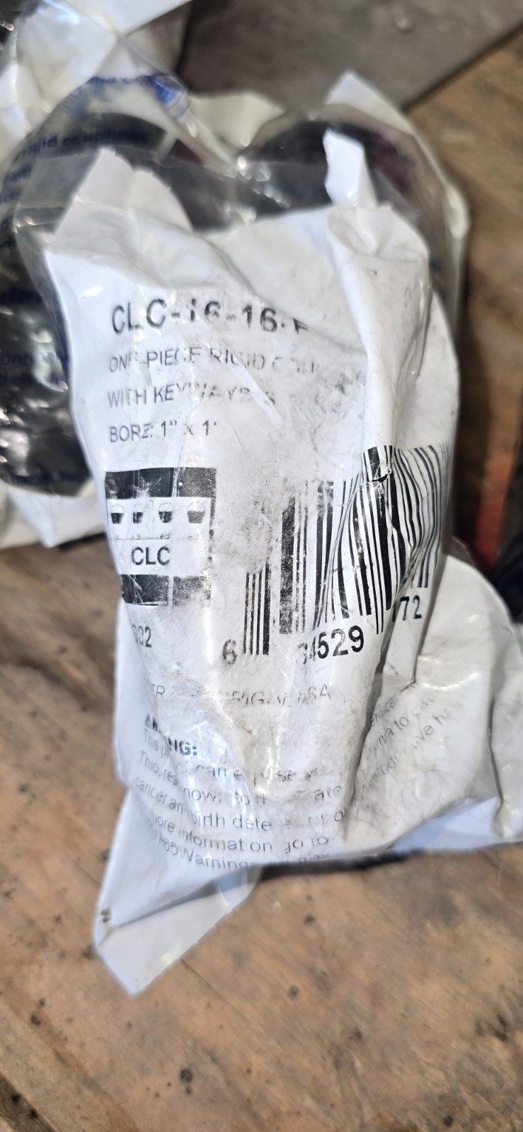 Ruland CLC-16-16-F One-Piece Rigid Coupling 1 x 1 Bore Lot of TEN (10) Keyed NEW