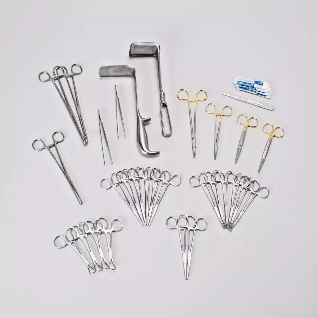 Set Of 34 Pcs Cesarean Section Instruments Set C-sections Set Gynecology