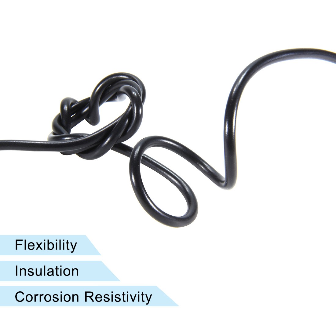 RVV Wire Cable Extension Cord Copper Wire Conductor 7 Core 18 AWG 9.8ft 3 M