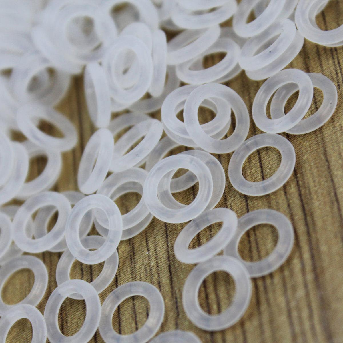 US Stock QTY 50 26mm OD 20mm ID 3mm Dia Food Grade Silicone Rubber Seal O-Ring