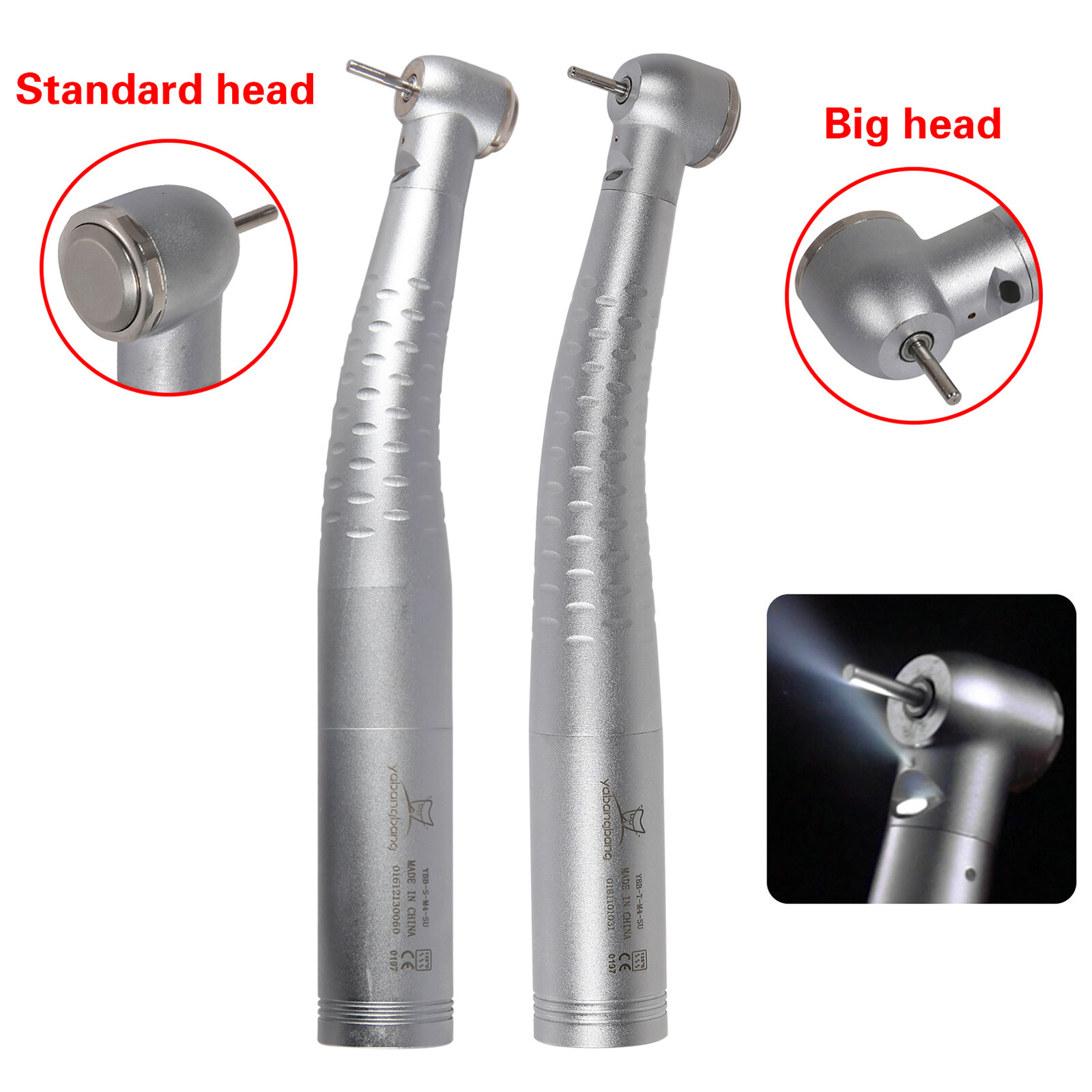 Dental Fiber Optic LED Handpiece High Speed Fit kavo Quick Coupler 4Hole / 6Pin