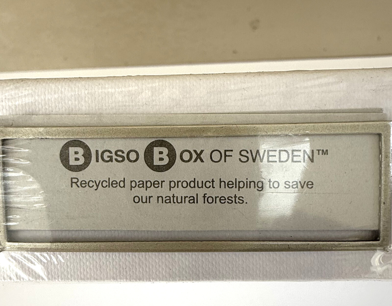 Bigso Box of Sweden Sven Fiberboard Classic Hinged Document Box White