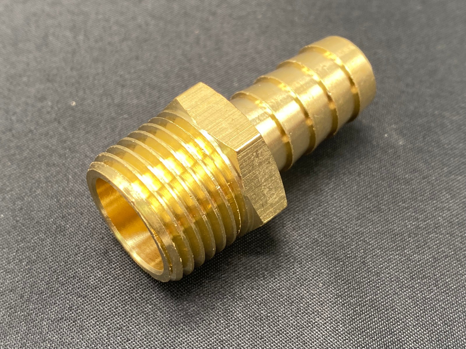 4 Pack Hex Adapter 1/2″ Male NPT to 1/2″ Hose Barb