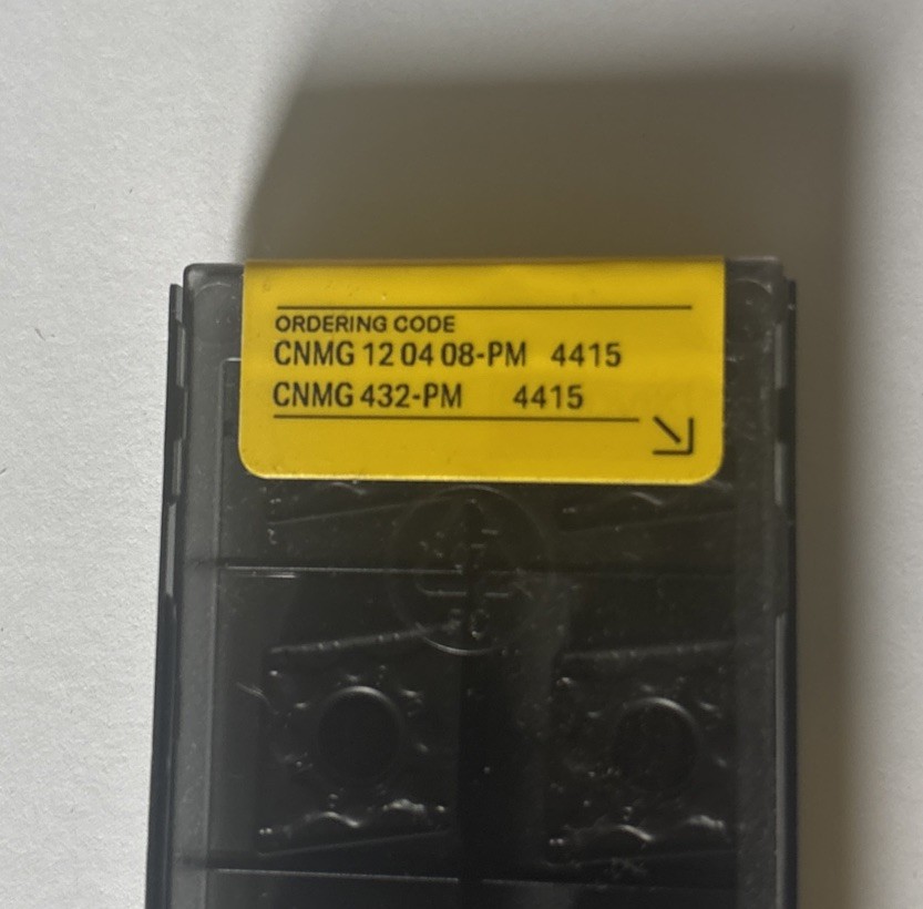 Sandvik Coromant CNMG 432-PM 4415 Carbide Inserts CNMG 12 04 08-PM (QTY 10) NEW