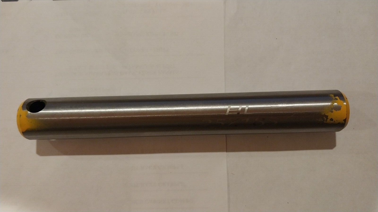 New Excavator Bucket Pin 25mm x 185mm (1″ x 7-1/4”) Bobcat, Deere, Cat, Ect.