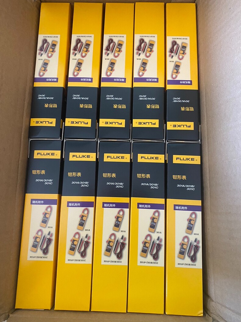 1PC New Fluke 301A / 301A+ Digital AC Clamp Meter Voltage Current Multitester