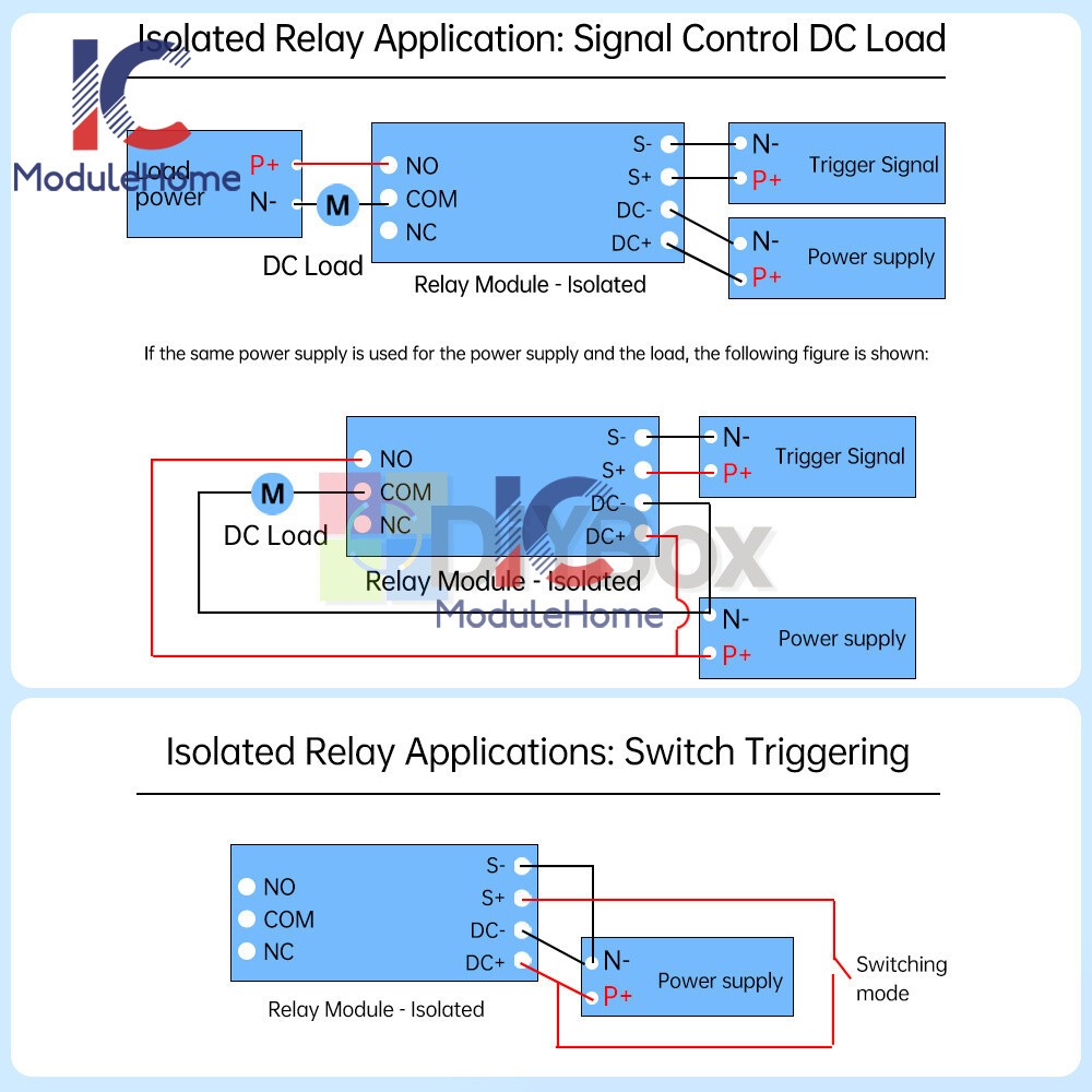 10A Time Relay Module Multi-function Digital Display Delay Start Relay Module