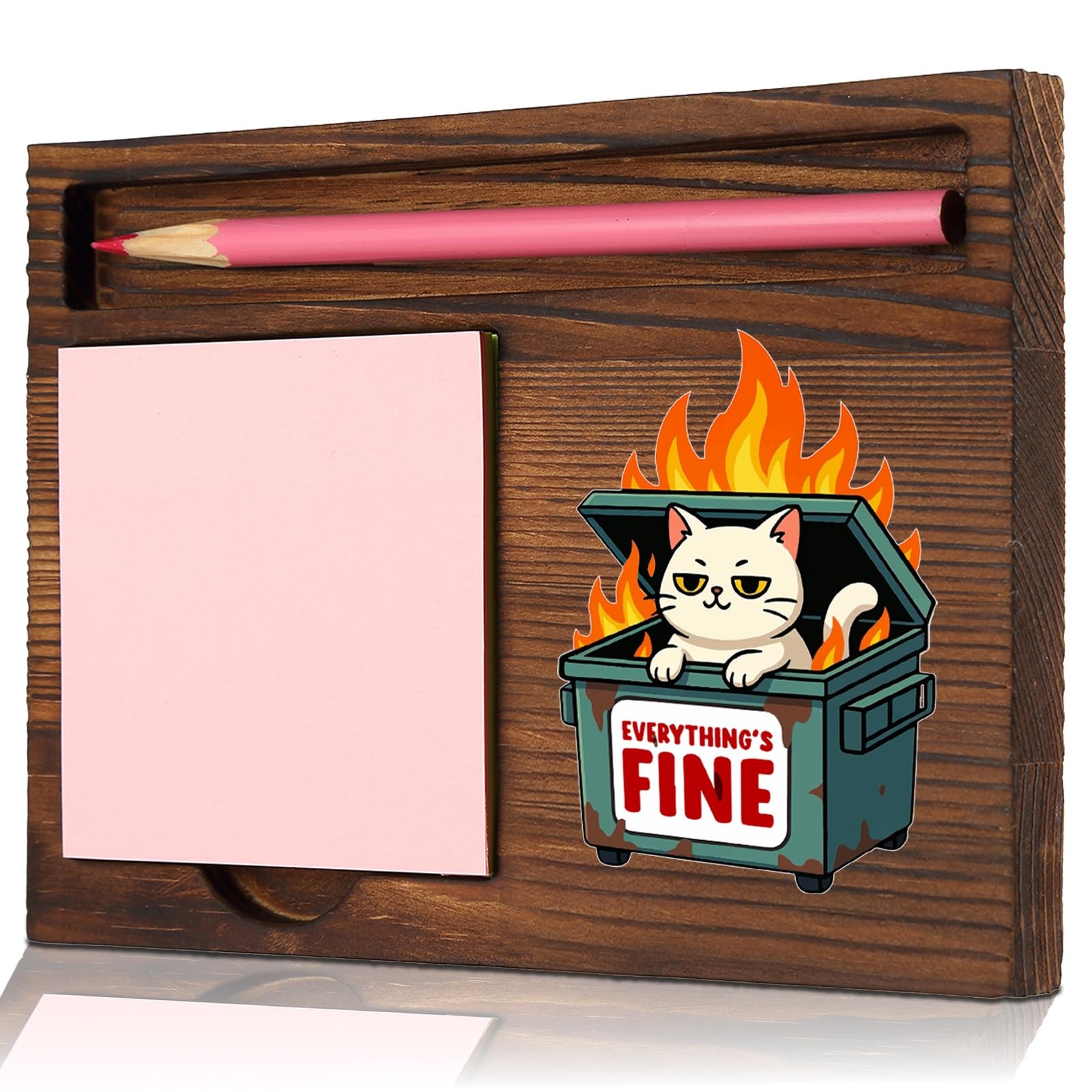Could Be Worse Desk Decor, Funny Sticky Note Holder for Coworker Office Gift,…
