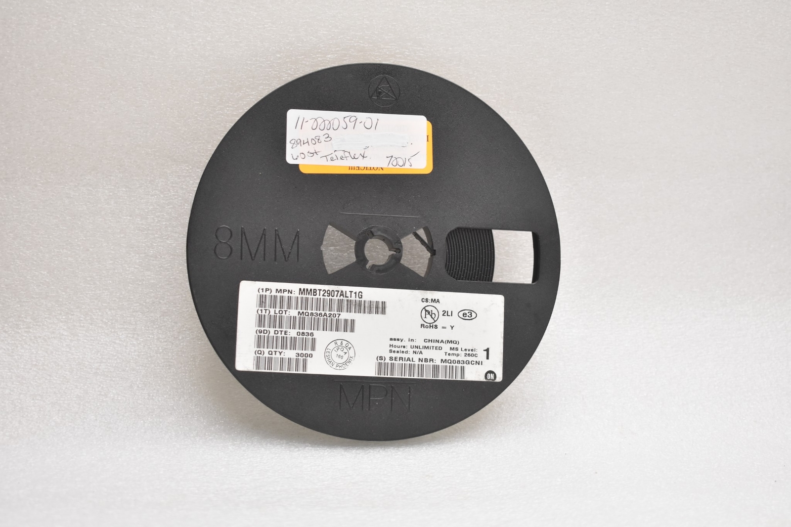 ON Semiconductor MMBT2907ALT1G Bipolar BJT Transistor 11-000059-01 Appx 1,350 ea