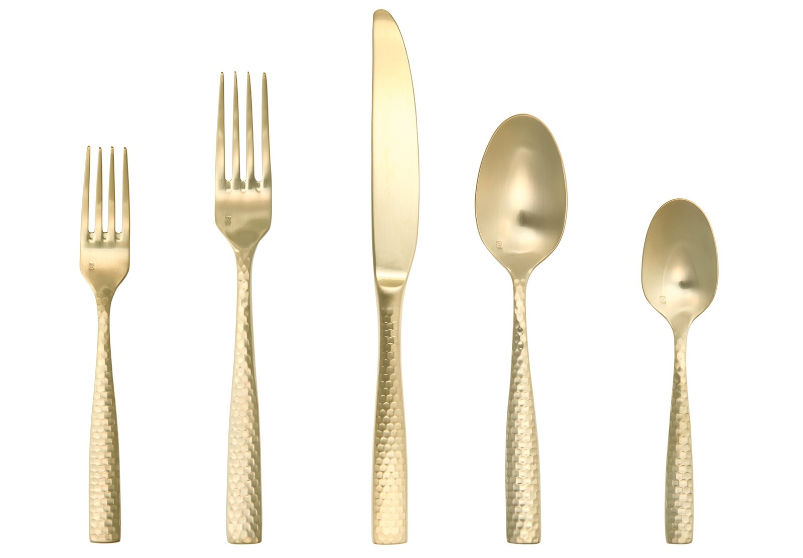 Fortessa Lucca Faceted 18/10 Stainless Steel Flatware Dinner/Table Fork 8 Set