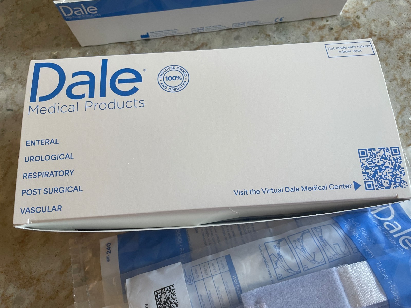 NEW- 24- Dale Tracheostomy Tube Holder- 240 Blue